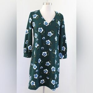 Ann Taylor Factory V-Neck Floral Shift Dress